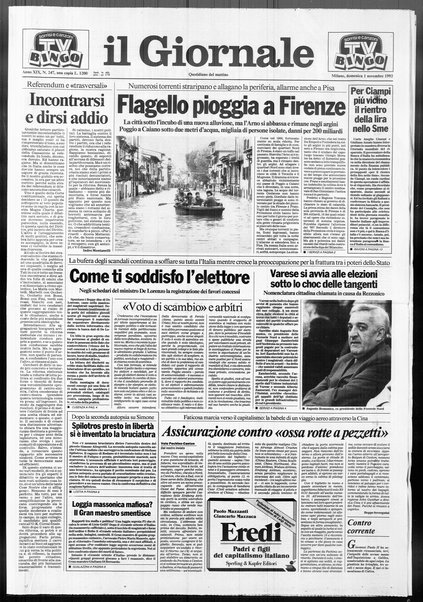 Il giornale : quotidiano del mattino